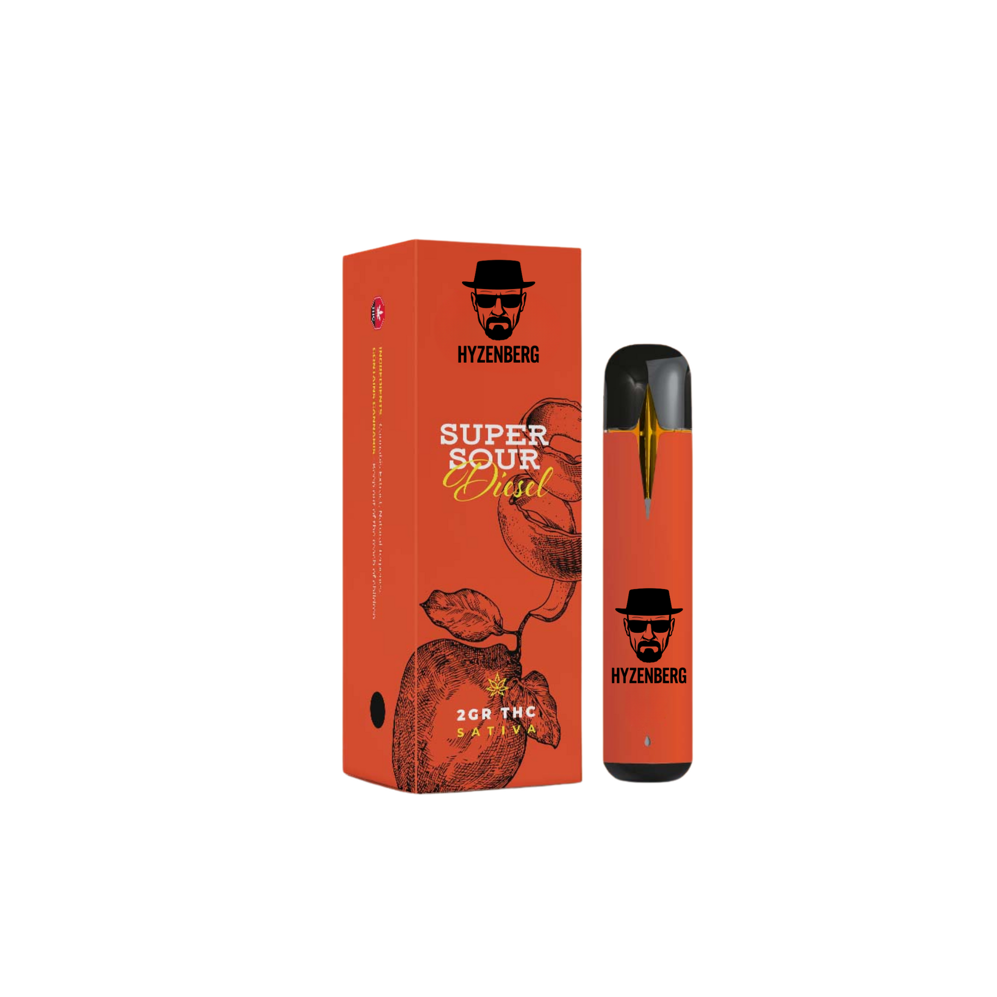 Super Sour Diesel THC Disposable Vape (2gr) Sativa